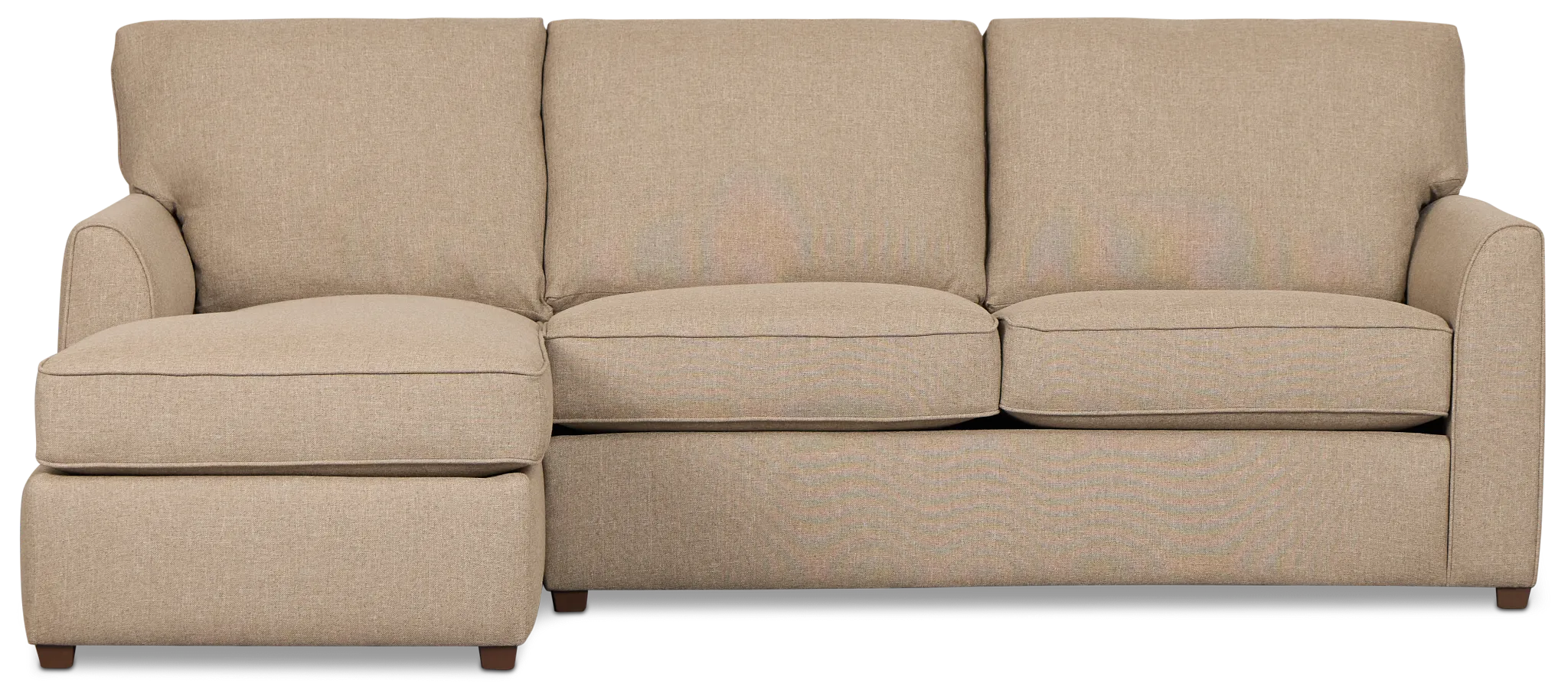 Tate Brown Fabric Left Chaise Sectional