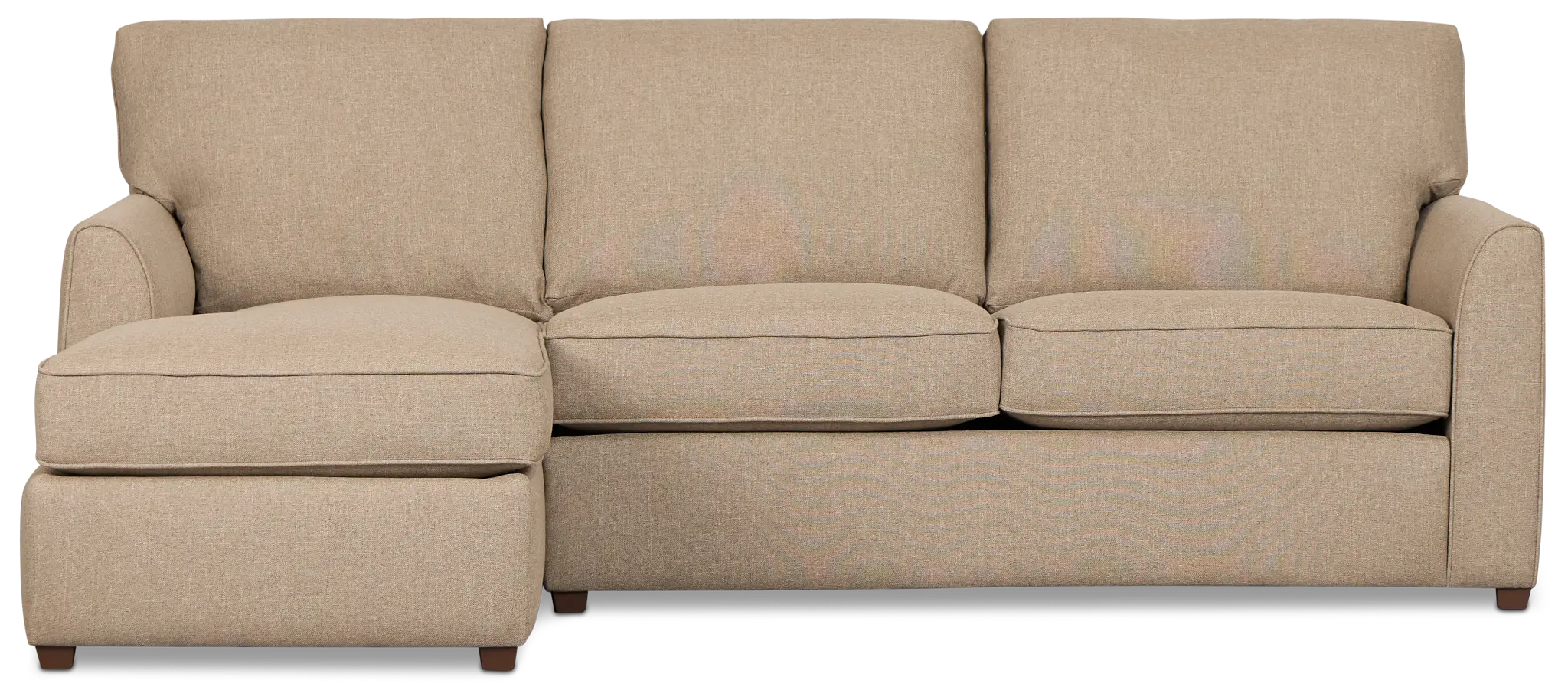 Tate Brown Fabric Left Chaise Sectional Tate Brown Fabric Left Chaise Sectional