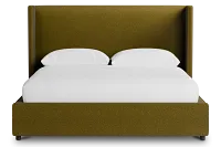 Captiva Elite Dark Green 48" Upholstered Shelter Bed