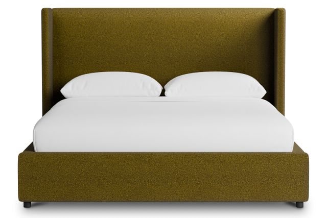 Captiva Elite Dark Green 48" Upholstered Shelter Bed