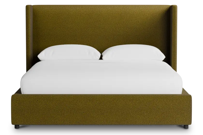 Captiva Elite Dark Green 48" Upholstered Shelter Bed Captiva Elite Dark Green 48" Upholstered Shelter Bed