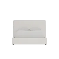 Grayton Gellar Beige 44" Upholstered Platform Bed