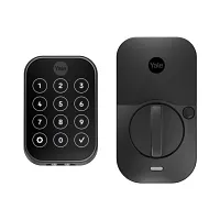 Yale Pro 2 Pushbutton Bluetooth Black Key-free Touchscreen Door Lock