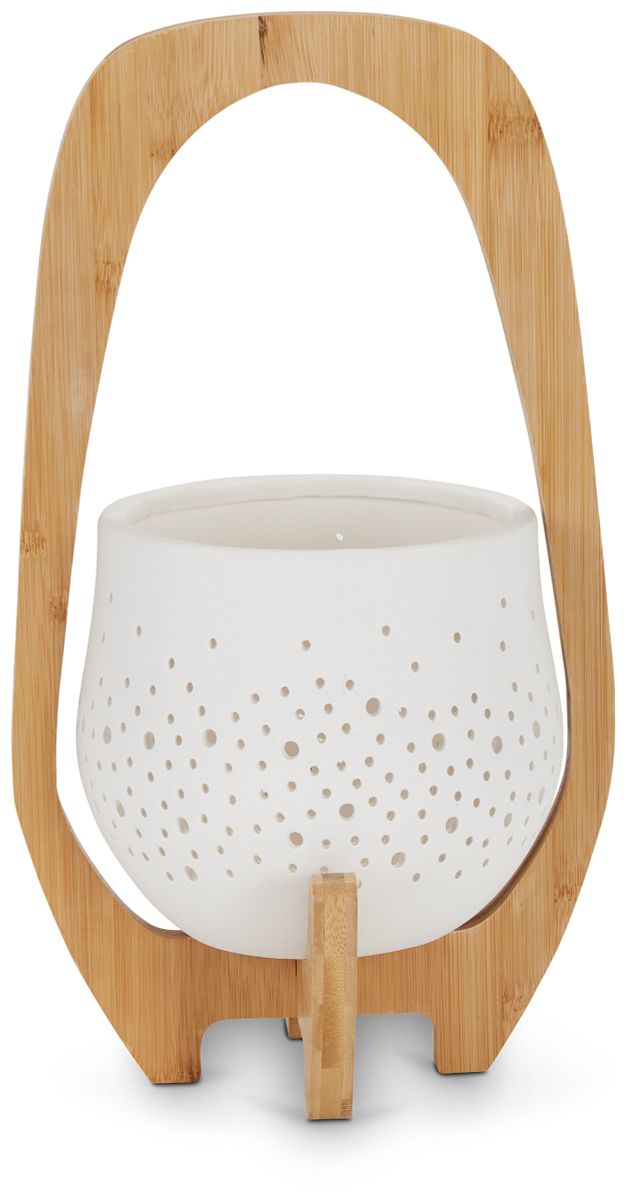 Pace White Medium Lantern