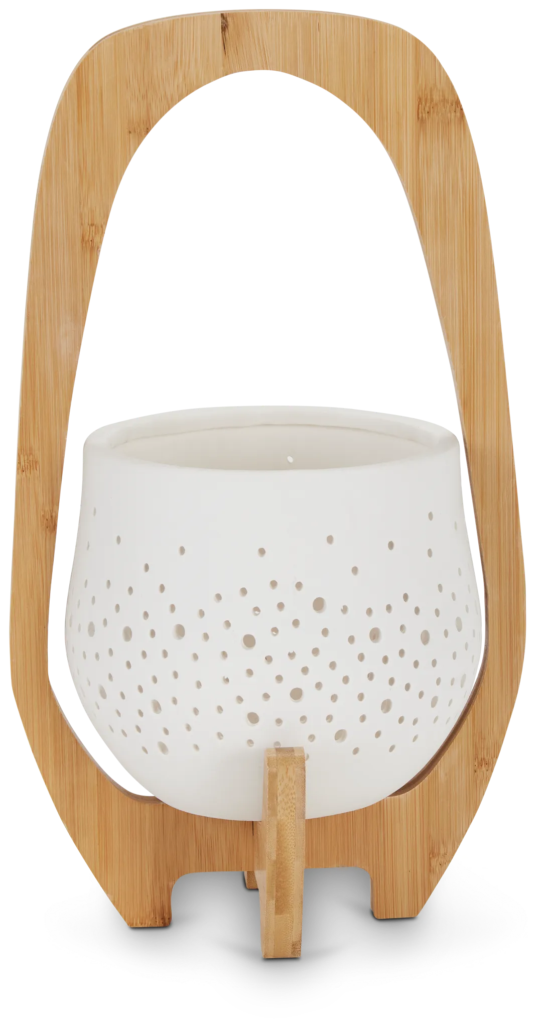 Pace White Medium Lantern