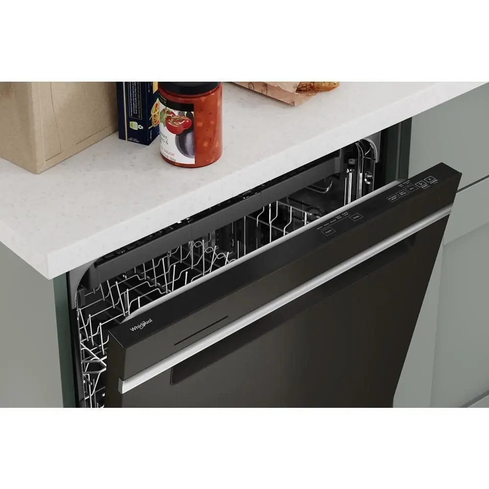 Whirlpool 7024 Series Black Stnl Steel Built In Dishwasher Whirlpool 7024 Series Black Stnl Steel Built In Dishwasher
