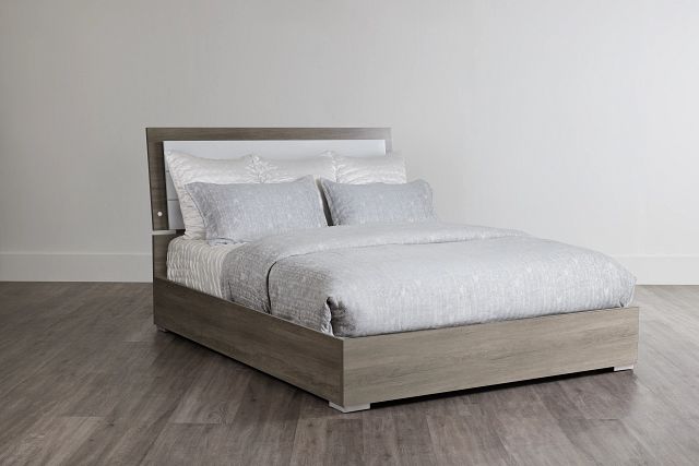 Mirabella Two-tone Panel Bed