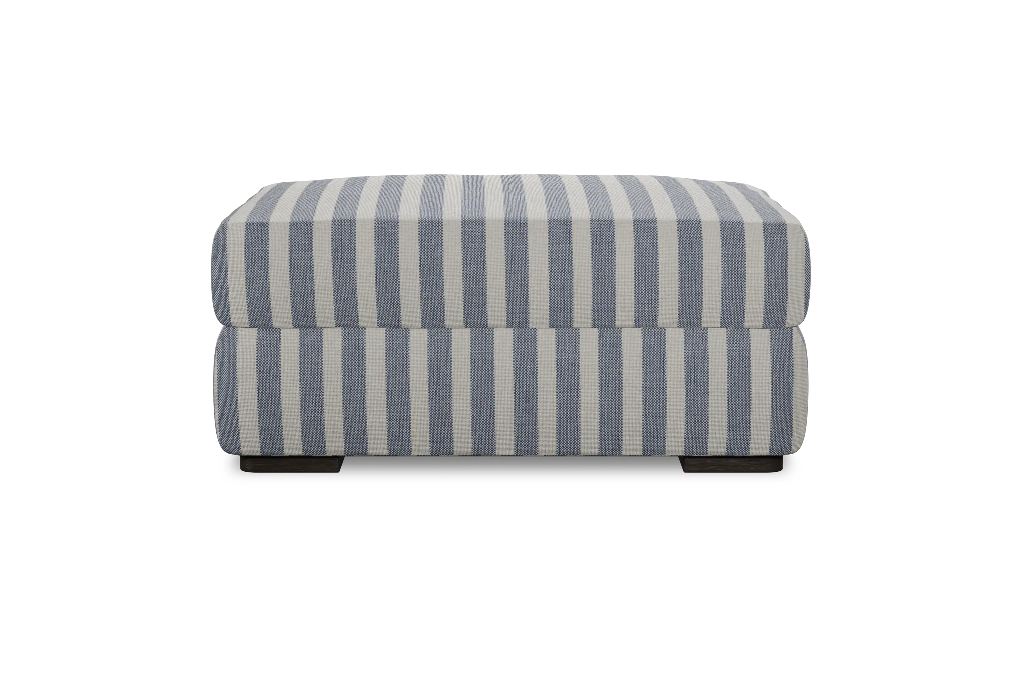 Edgewater Sea Lane Dark Blue Ottoman