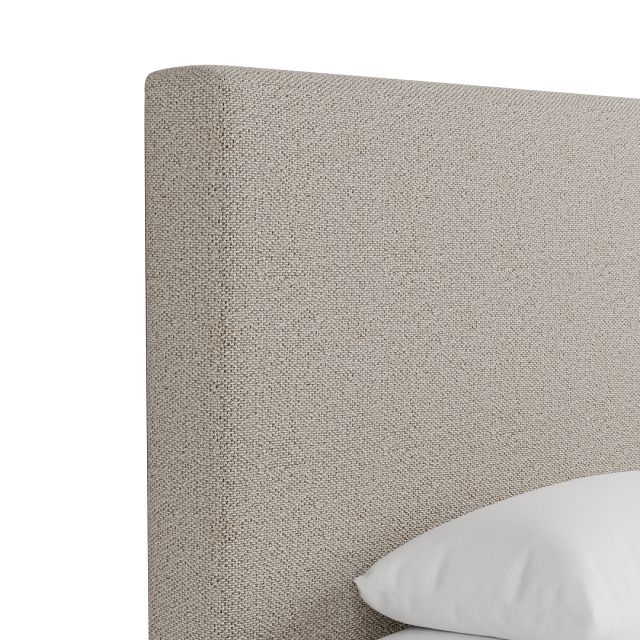 Grayton Gellar Brown 54" Upholstered Platform Bed
