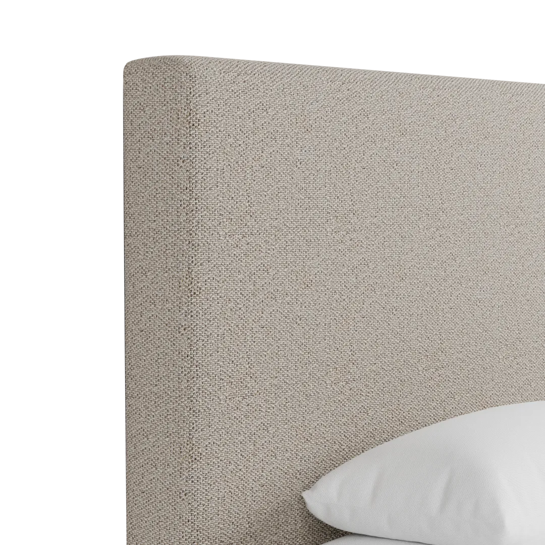 Grayton Gellar Brown 54" Upholstered Platform Bed