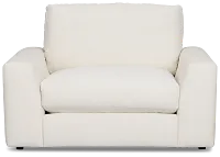 Calista Ivory Fabric Chair