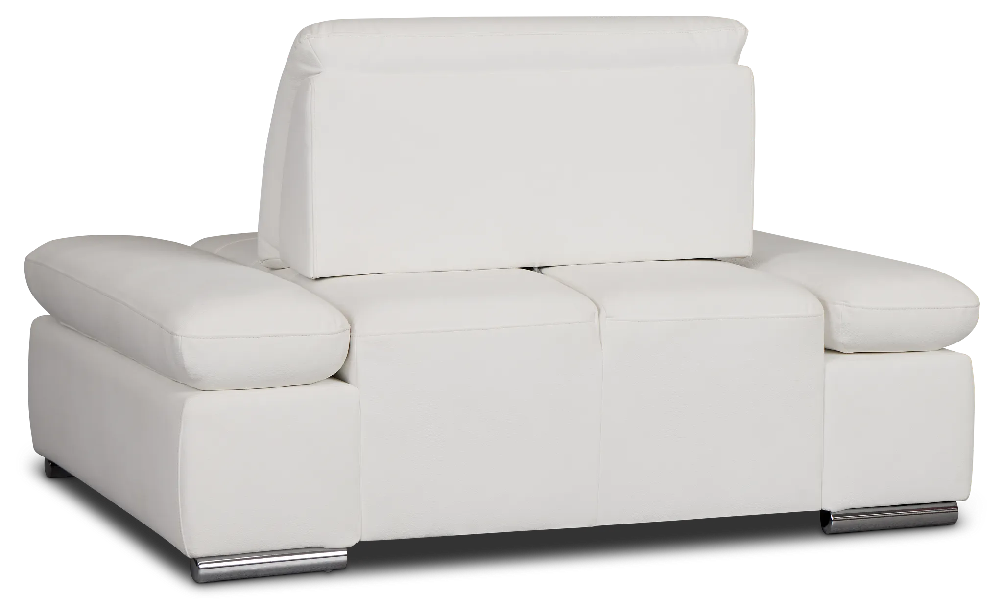 Eden White Micro Chair Pull-up Sleeper