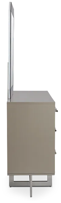 Cortina Champagne Dresser & Mirror