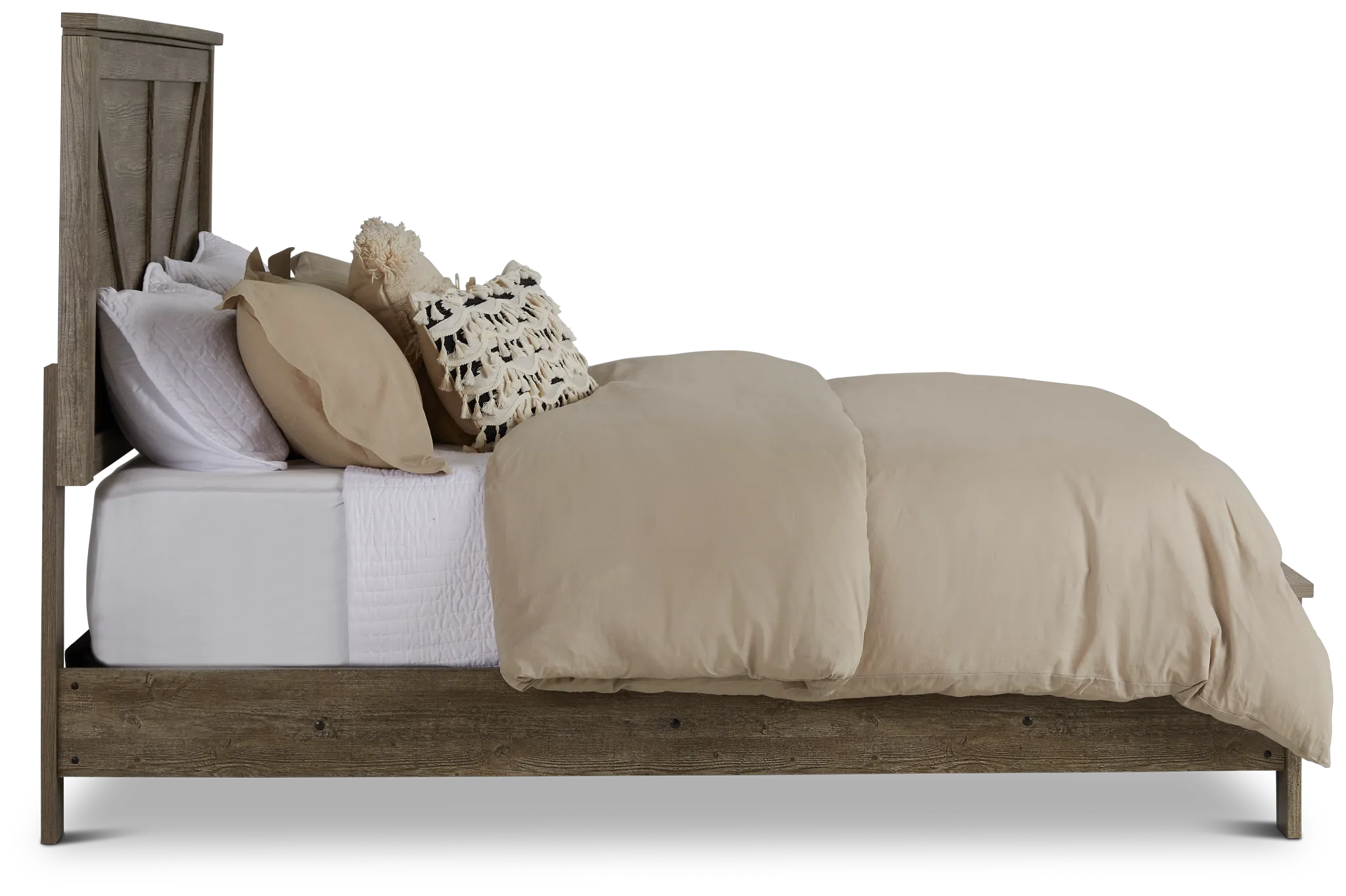 Blueridge Light Tone Panel Bed