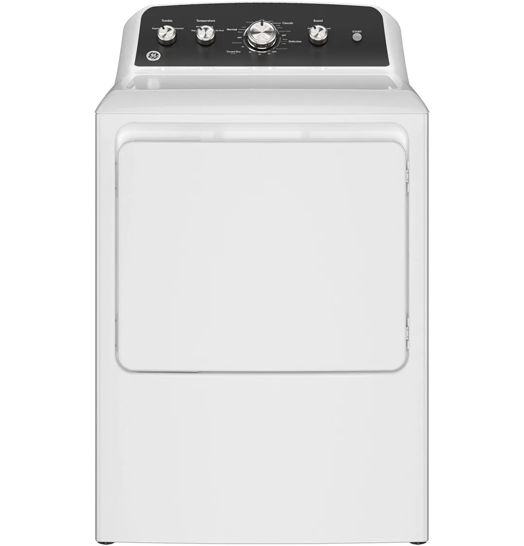 Ge Profile 48 Series White Front Load Electric Dryer