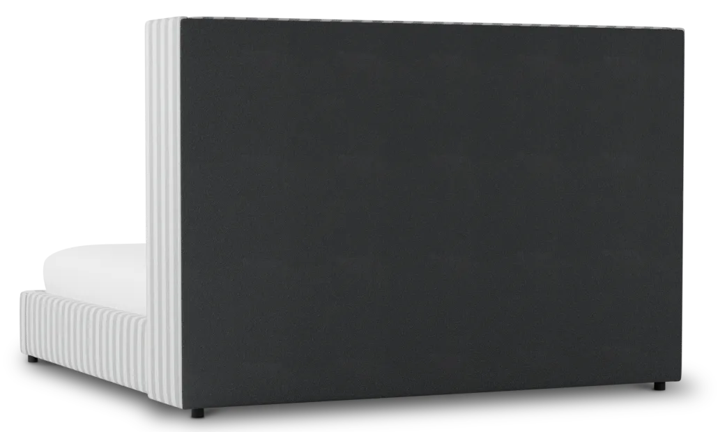 Captiva Sea Lane Dark Blue 60" Upholstered Shelter Bed