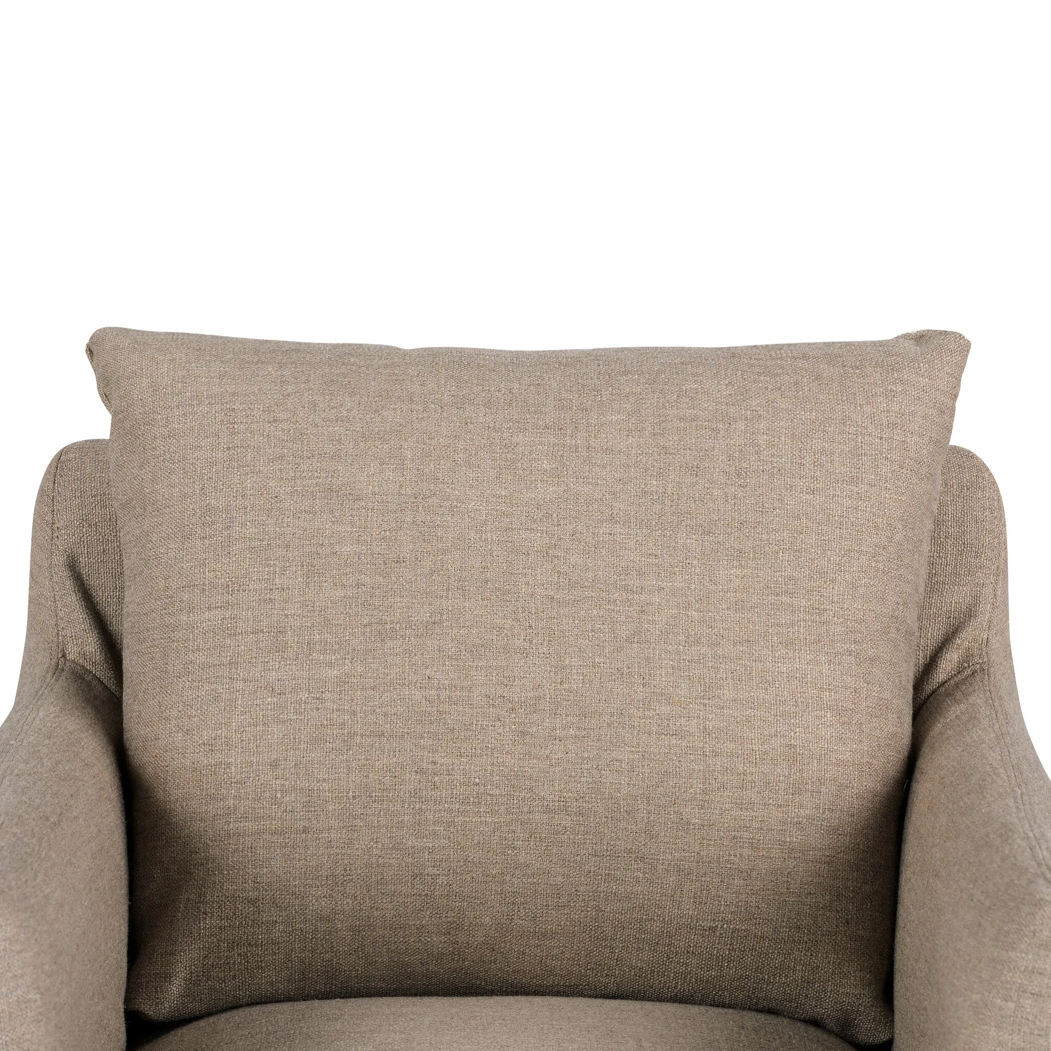 Four Hands Mika Taupe Slipcover Swivel Accent Chair