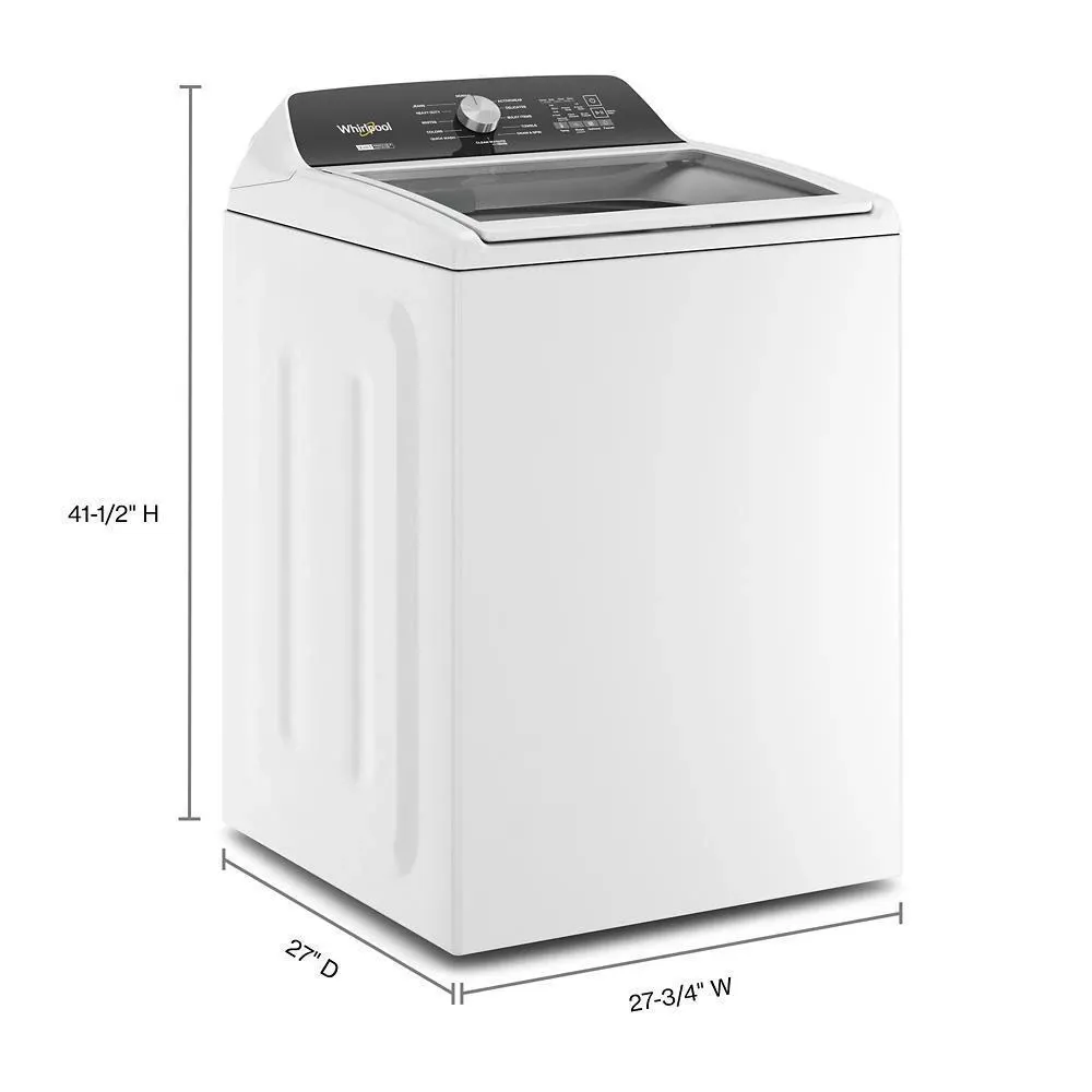 Whirlpool 5057 Series White Front Load Washer