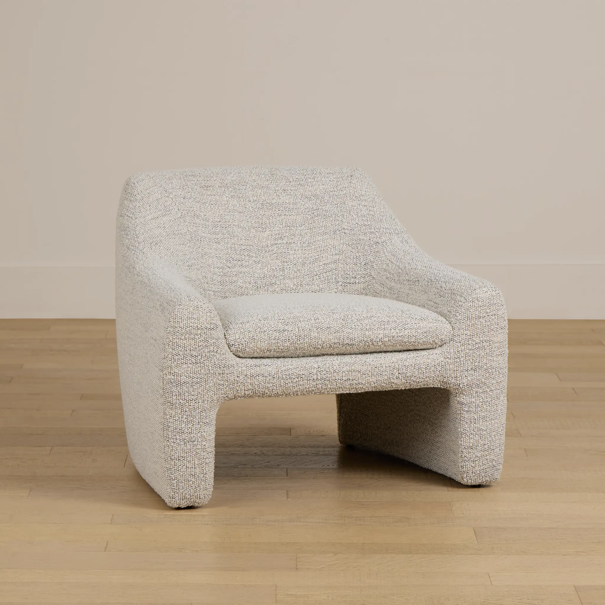 Carter Light Gray Fabric Accent Chair Carter Light Gray Fabric Accent Chair