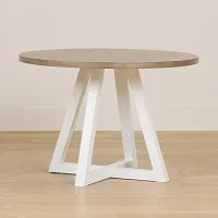 Edgartown Two-tone Round Table