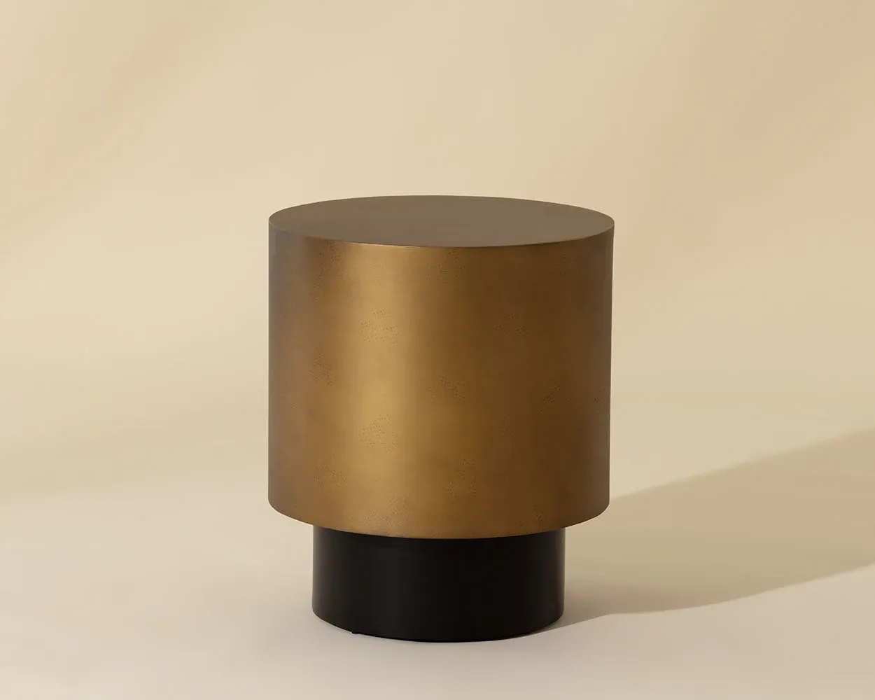 Kelley Brown Round End Table