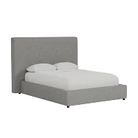 Grayton Linen 54" Upholstered Platform Bed