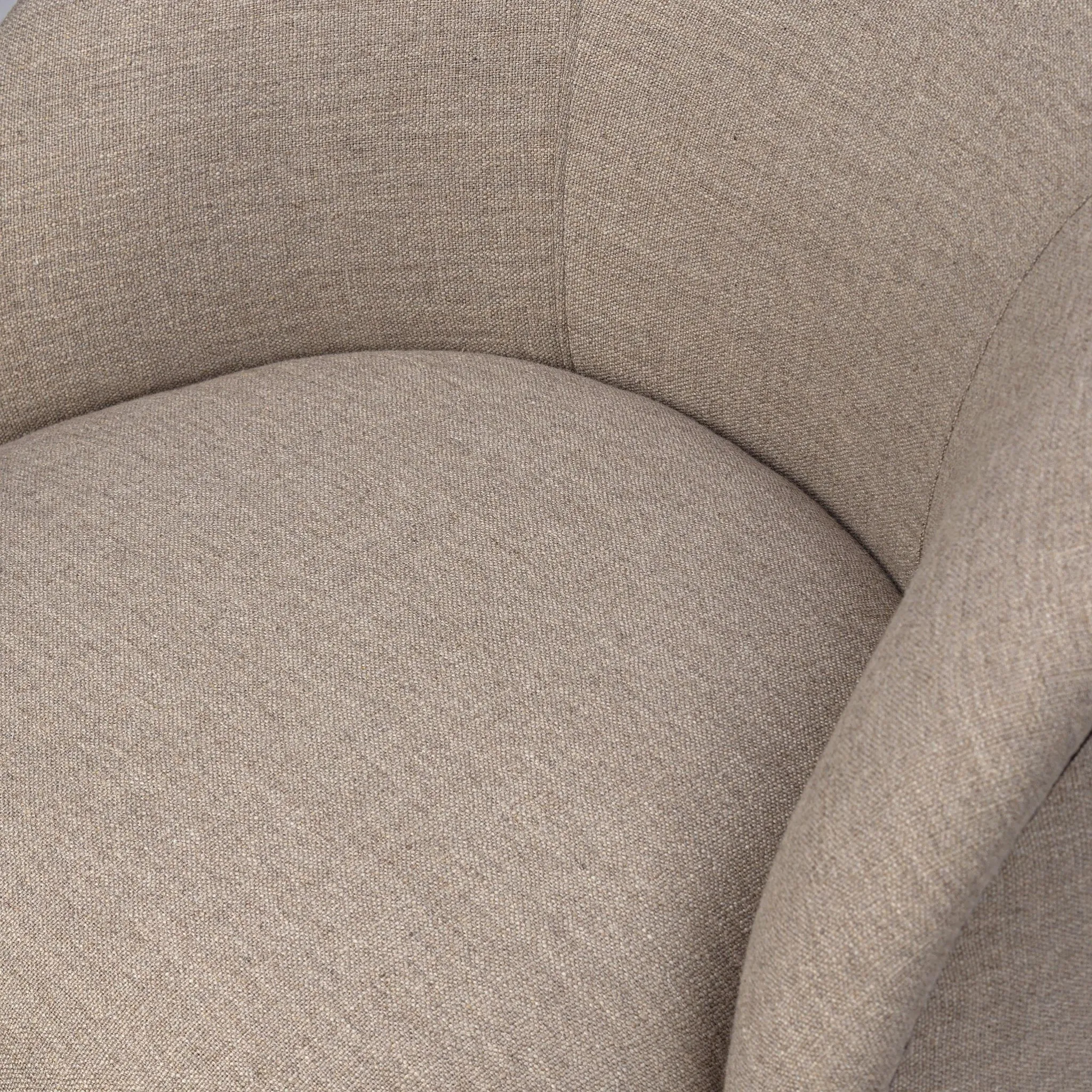 Four Hands Corin Taupe Fabric Swivel Accent Chair