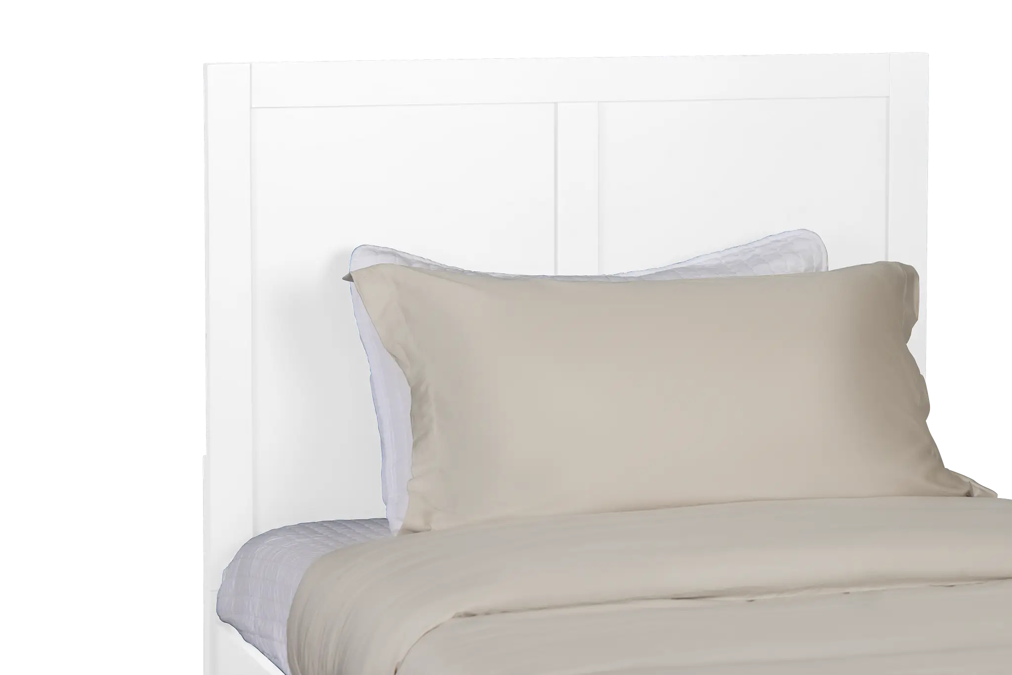 Charleston White Panel Bed With 2 Storage Drawers Charleston White Panel Bed With 2 Storage Drawers