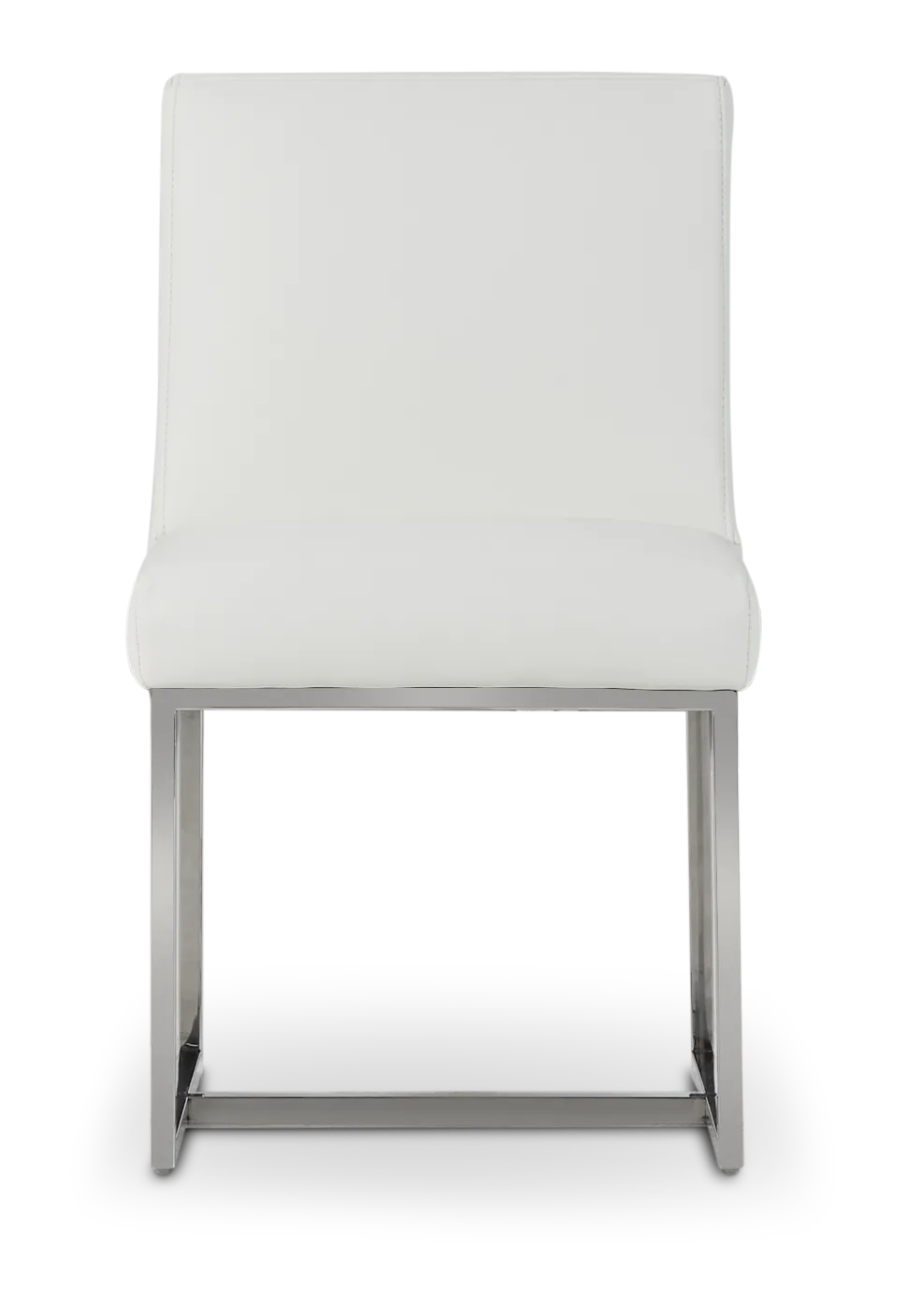 Miami White Micro Upholstered Side Chair