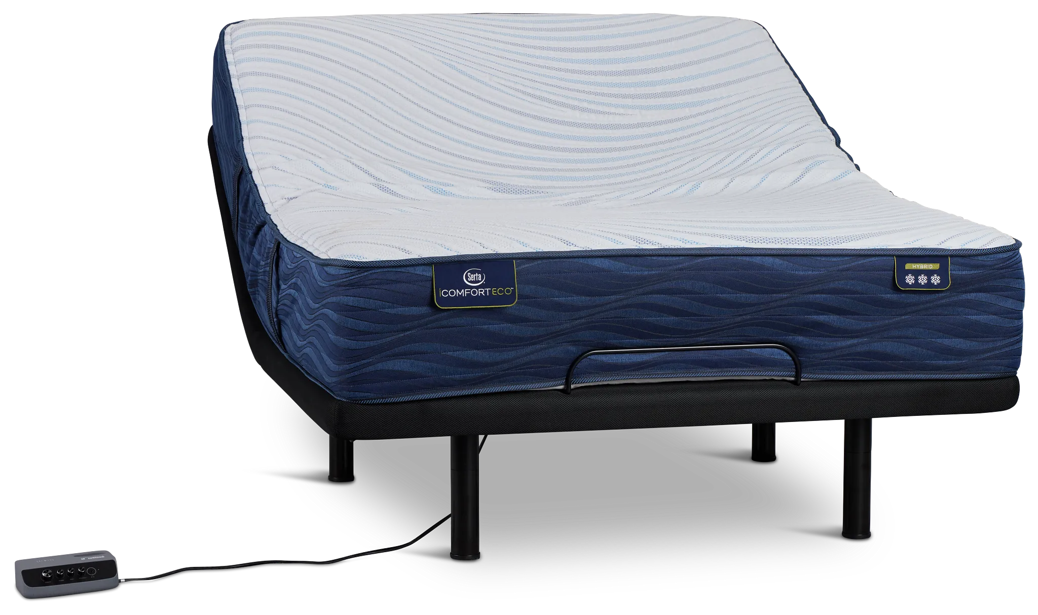 Serta Icomfort Eco S30ltx Medium Elite Adjustable Mattress Set