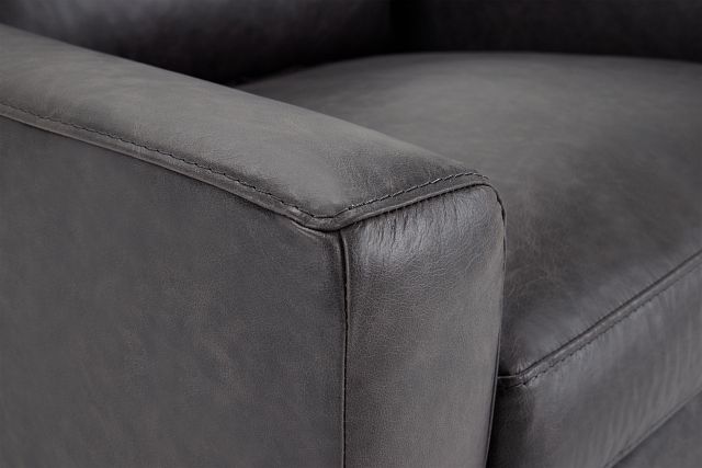 Bohan Black Leather Chair