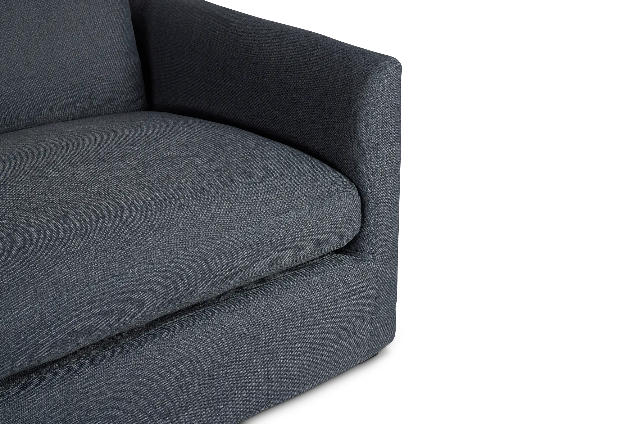 Willow Navy Fabric Small Two-arm Sectional Willow Navy Fabric Small Two-arm Sectional