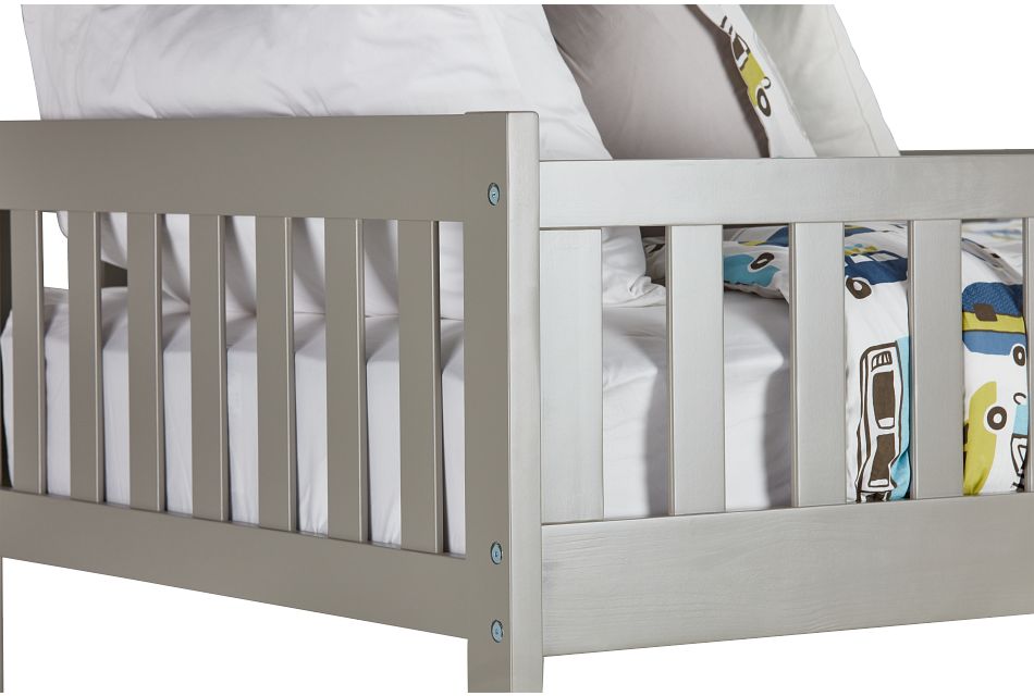 Bailey Gray Trundle Bunk Bed
