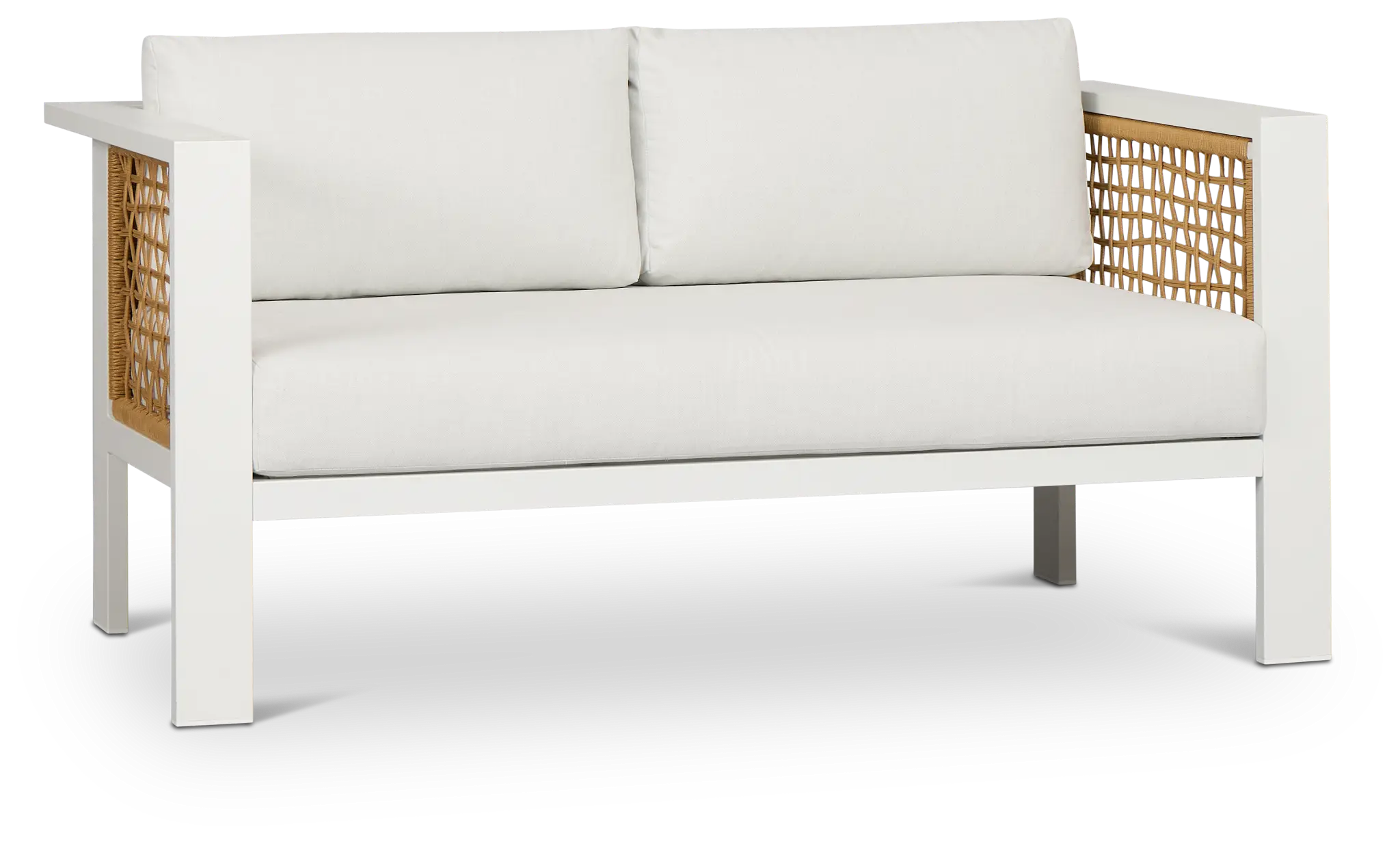 Sunrise White Loveseat Sunrise White Loveseat