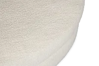 Kaya White Castored Cocktail Ottoman