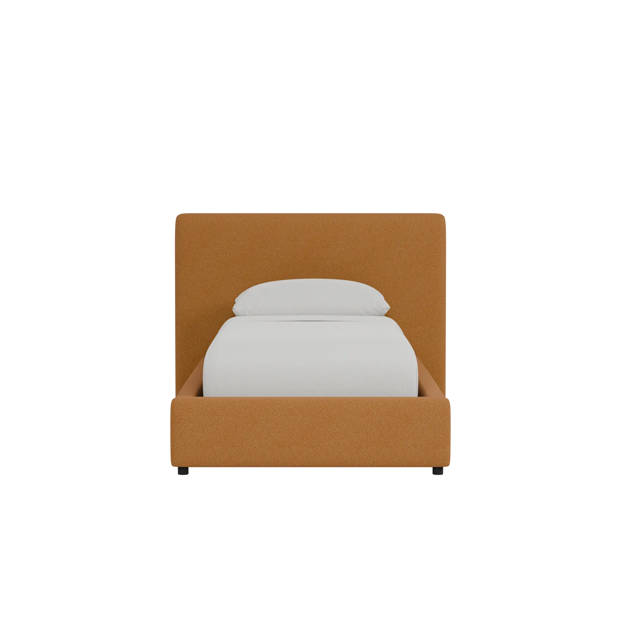 Grayton Merino Taupe 44" Upholstered Platform Bed Grayton Merino Taupe 44" Upholstered Platform Bed
