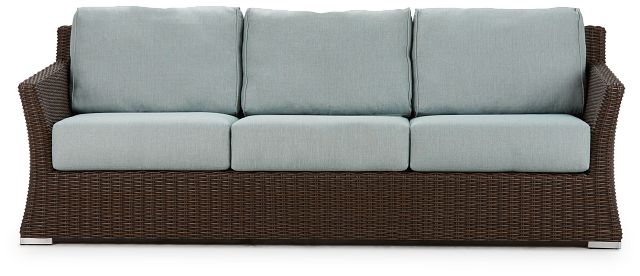 Southport Teal Woven Sofa