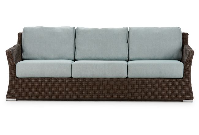 Southport Teal Woven Sofa
