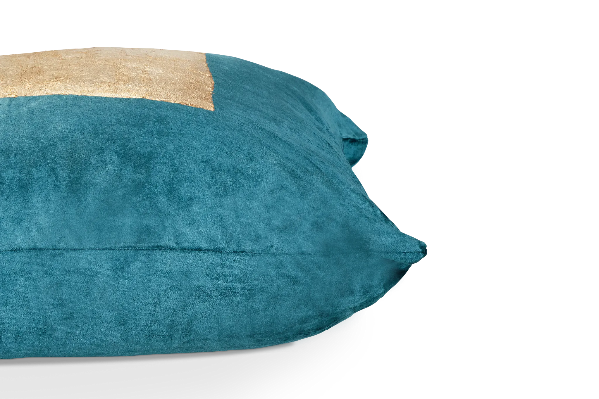 Larissa Teal Square Accent Pillow