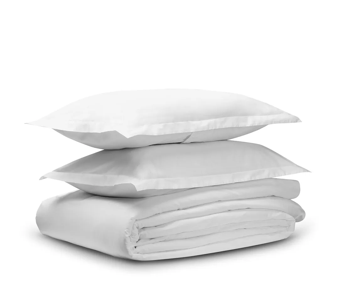 Rest & Renew Cotton Sateen White 300 Thread Duvet Set