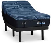 Iseries Nxg 1500 12" Firm Baselogic Platinum Adjustable Base Mattress Set
