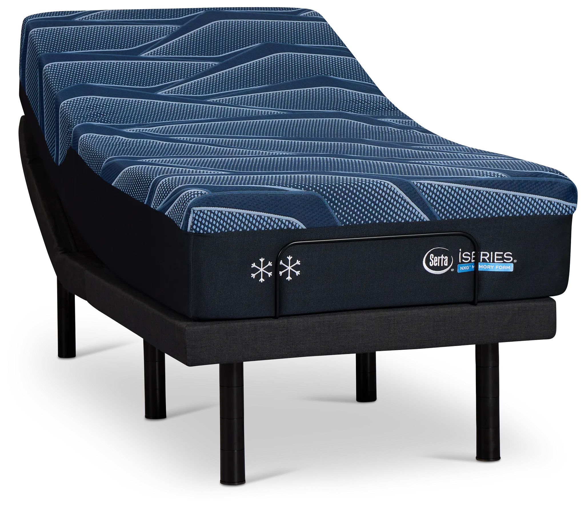 Iseries Nxg 1500 12" Firm Baselogic Platinum Adjustable Base Mattress Set