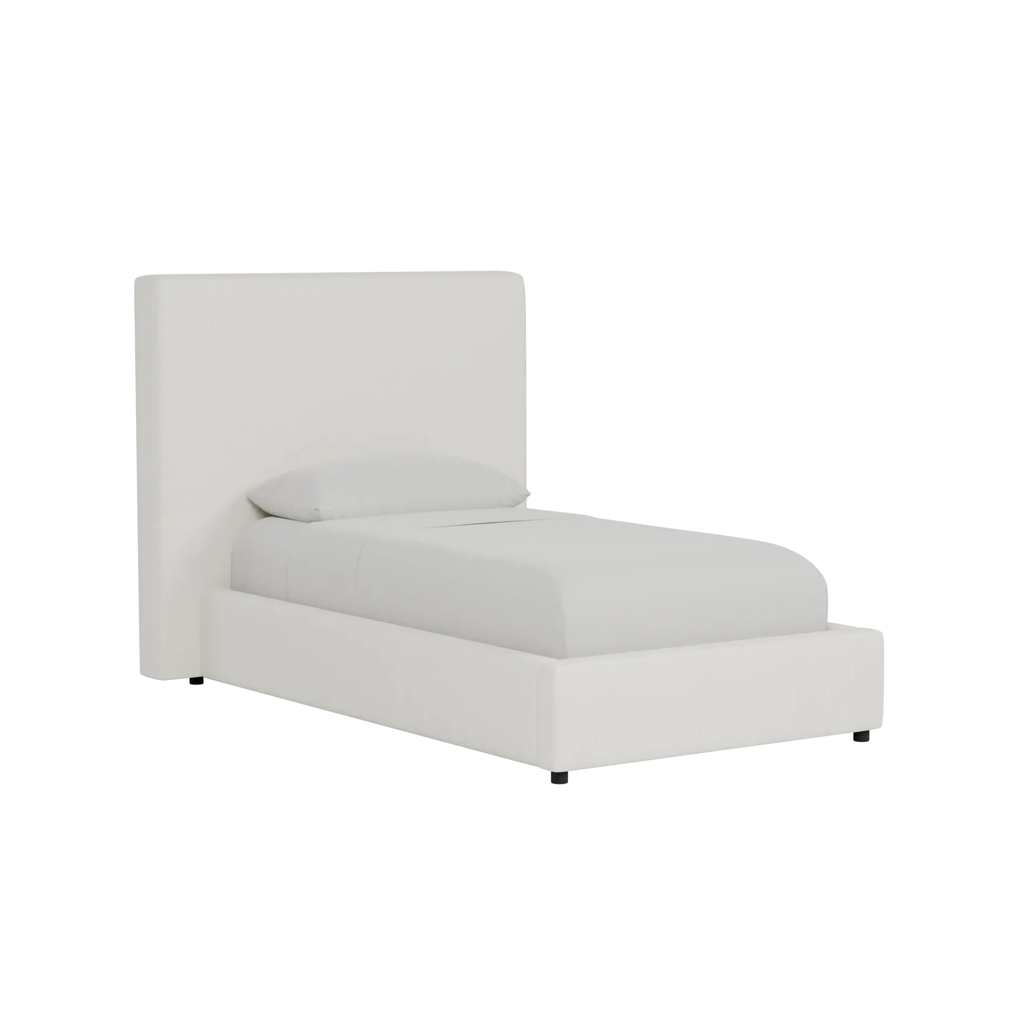 Grayton Elite Ivory 54" Upholstered Platform Bed Grayton Elite Ivory 54" Upholstered Platform Bed