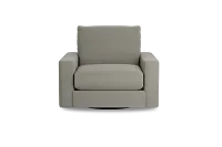Edgewater Elite Gray Swivel Chair