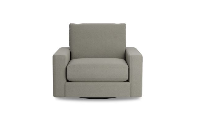 Edgewater Elite Gray Swivel Chair