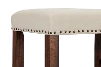 Joplin Dark Tone High Upholstered Dining Bench