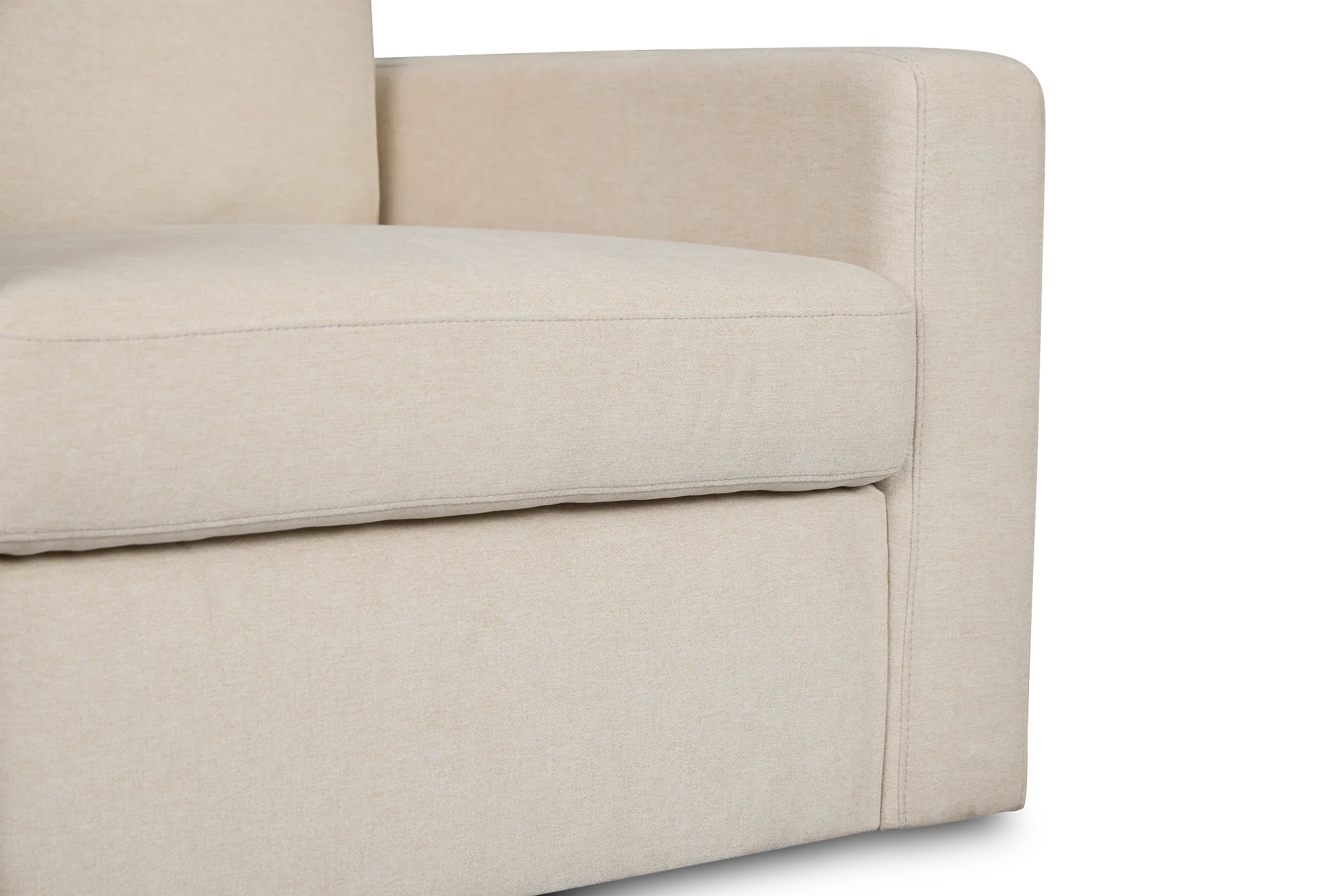 Addie Beige Fabric 8-piece Pit Storage Sectional