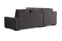 Edgewater Peyton Gray Small Two-arm Sectional