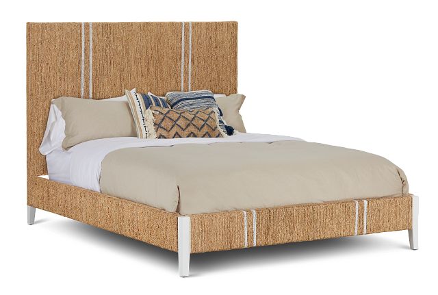 Nantucket Light Tone Woven Panel Bed