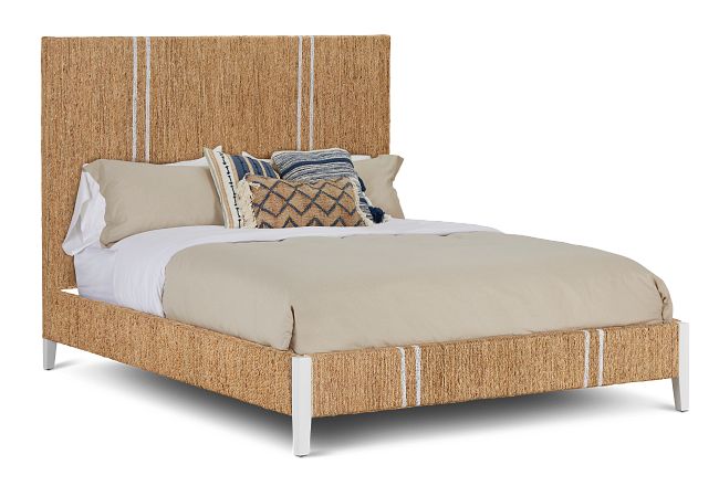 Nantucket Light Tone Woven Platform Bed